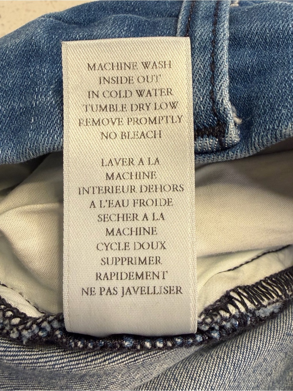 Frank & Eileen Wicklow Mid Rise Denim Pants Blue Size 12 - Picture 10 of 10